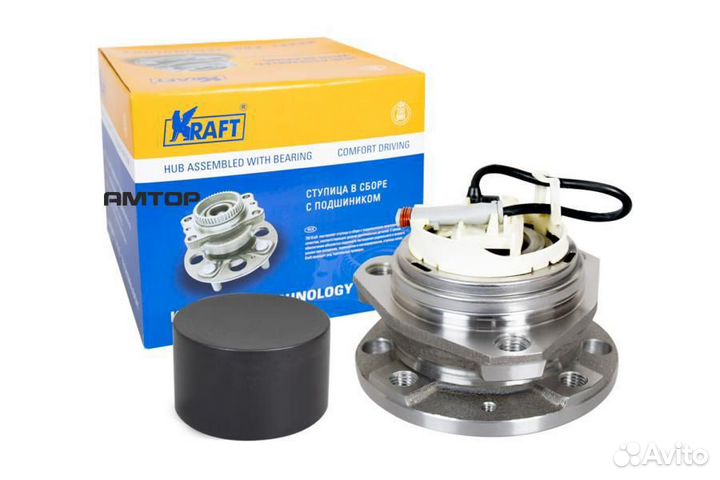 Kraft KT 100637 Ступица Opel Astra H (04) 4х100 пе