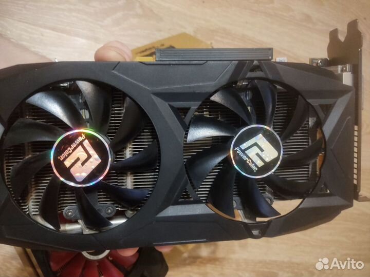 AMD Radeon RX 580 8gb с дефектом