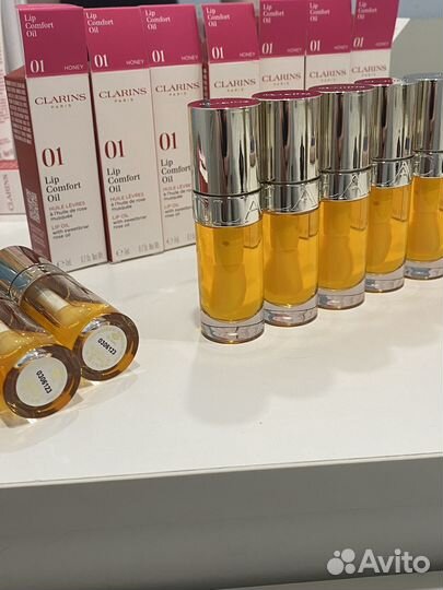 Clarins масло блеск для губ 01 Honey