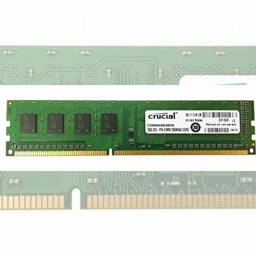 [CT25664BA160B.M8FMD] Оперативная Память Crucial Ddr Ct25664ba160b.m8fmd