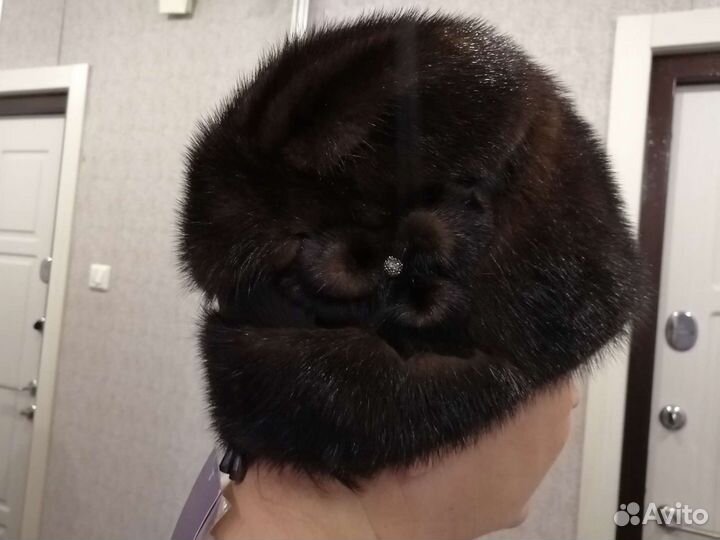 Шапка норковая женская новая