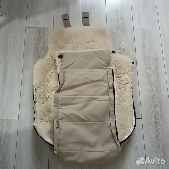 Овчинный конверт в коляску