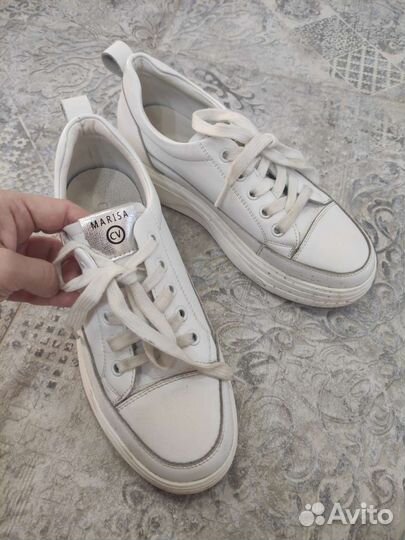 Кеды натуральная кожа 38