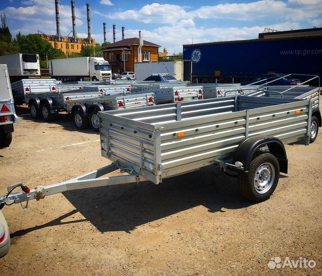 Усиленный бортовой прицеп 2,5 м Мзса борт 47 см