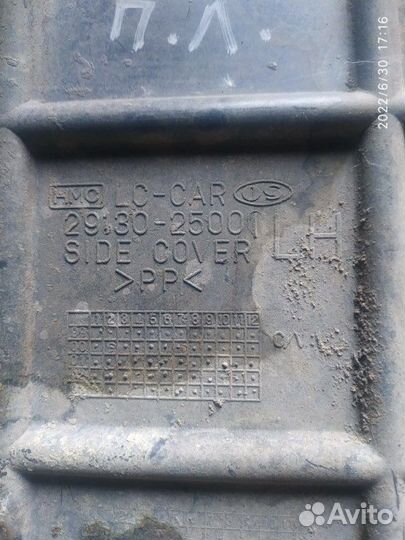 Пыльник двигателя левый Hyundai Accent седан