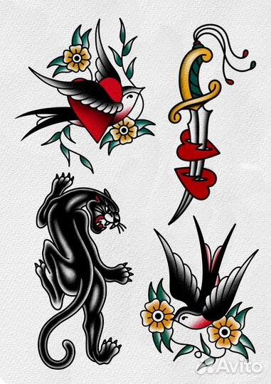 Модель на татуировку