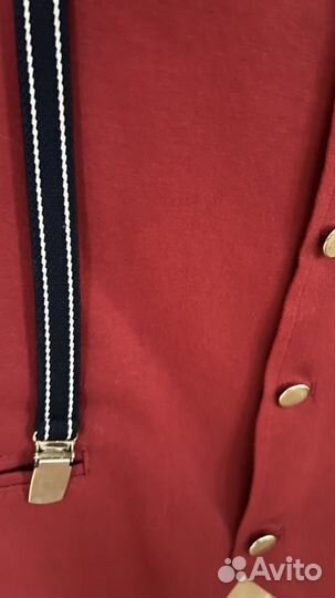 Жилетка мужская классическая красная