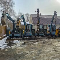 Аренда миниэкскаватора гидробур сваи 108, Гагарин