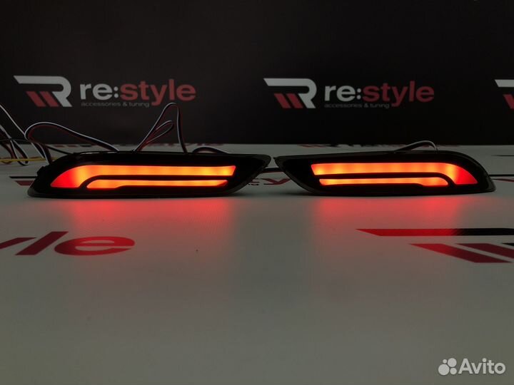 Фонари в задний бампер Camry 70 3 Режима