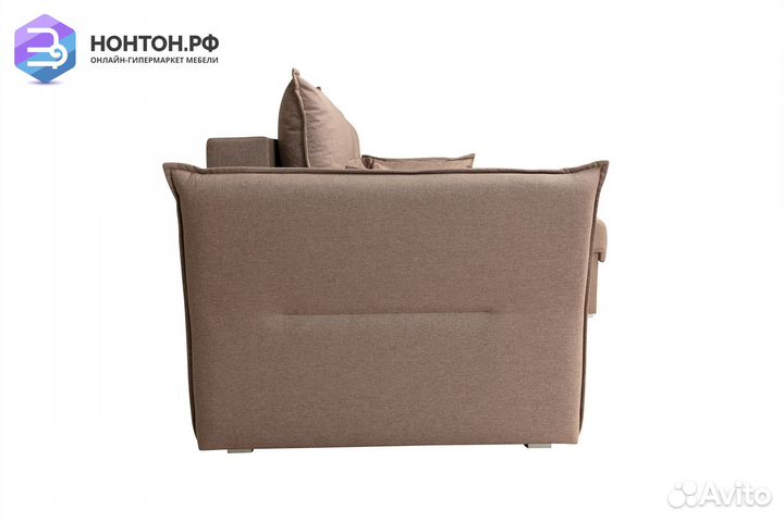 Диван угловой еврокнижка Бруклин светло-коричневый