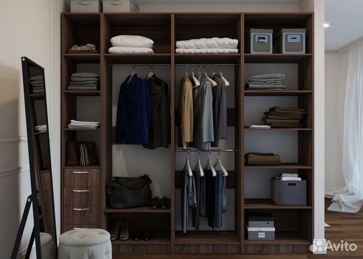 Гардеробная по индивидуальным размерам