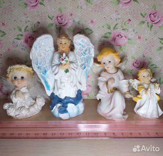 Статуэтка сувенир талисман ангел керамика