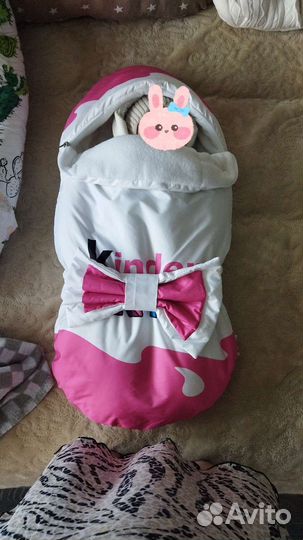 Конверт на выписку демисезонный для девочки