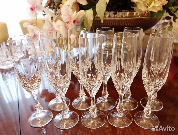 Бокалы набор Cristallerie De Montbronn Франция