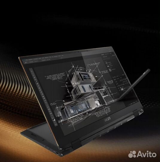 Ноутбук трансформер игровой MSI Summit E16 Flip