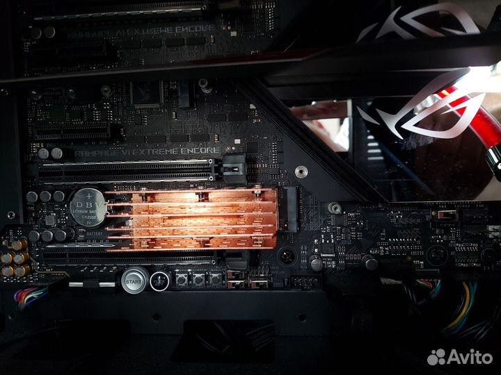 Радиатор SSD M.2 2280 медный