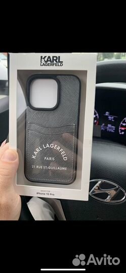 Чехол на iPhone 15 pro karl lagerfeld