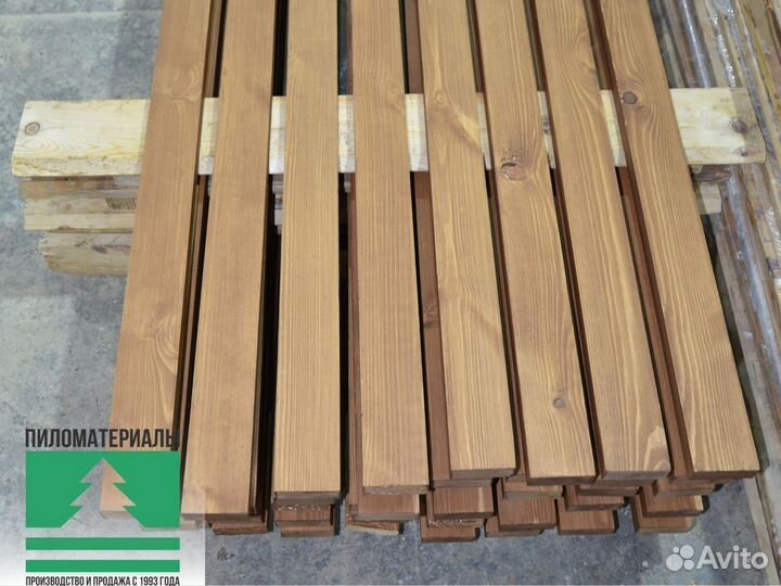 Покраска и браширование пиломатериалов