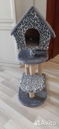 Домик для кошки с когтеточкой