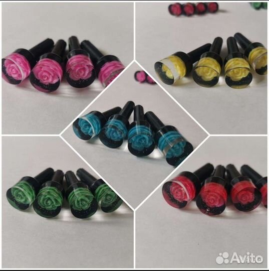 Кнопки дверей, салдатики, фиксаторы розочки ваз