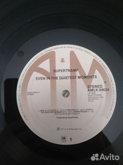 Пластинка Supertramp