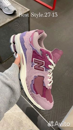 Кроссовки new balance 2002r розовые кеды