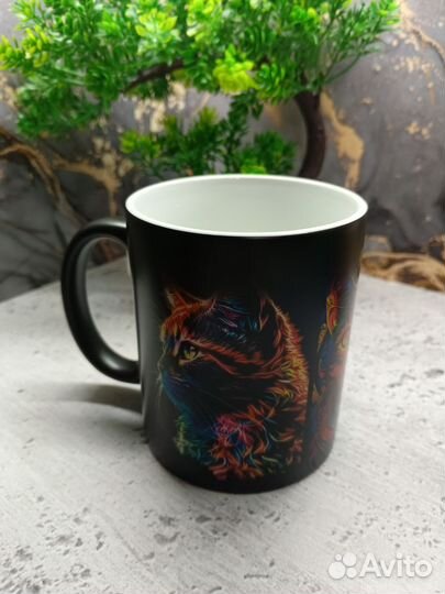 Кружка хамелеон с 3D эффектом