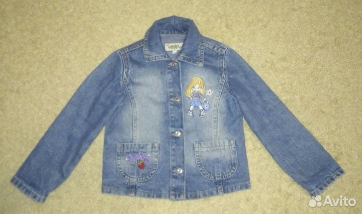 Куртка джинсовая для девочки,рост 104