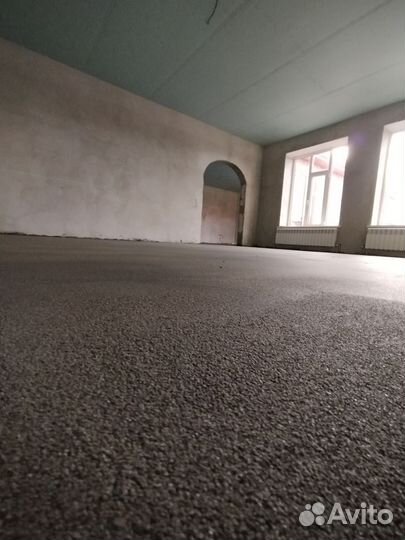 Полусухая стяжка пола за 1 день