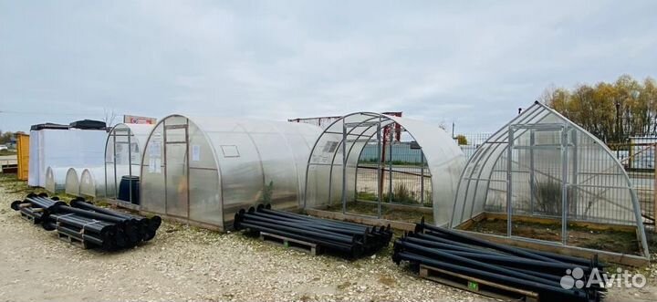Теплица оцинкованная, стальная, парник