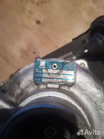 Турбина на киа соренто 170 лс