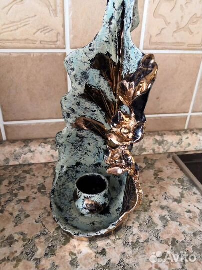 Подсвечник керамика Испания винтаж