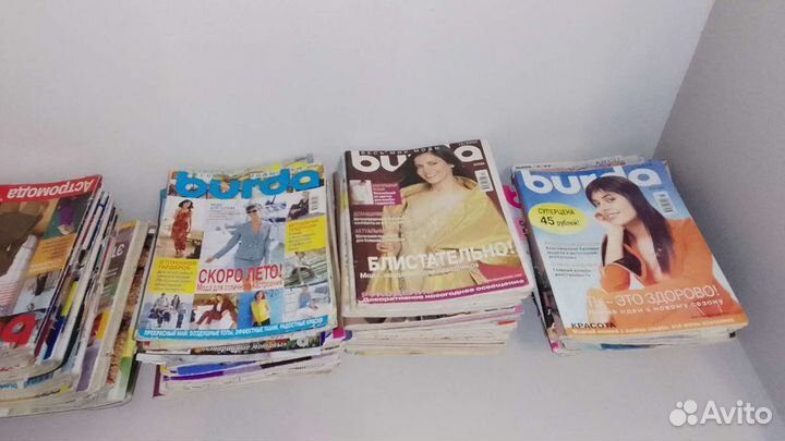 Журналы бурда старые и новые