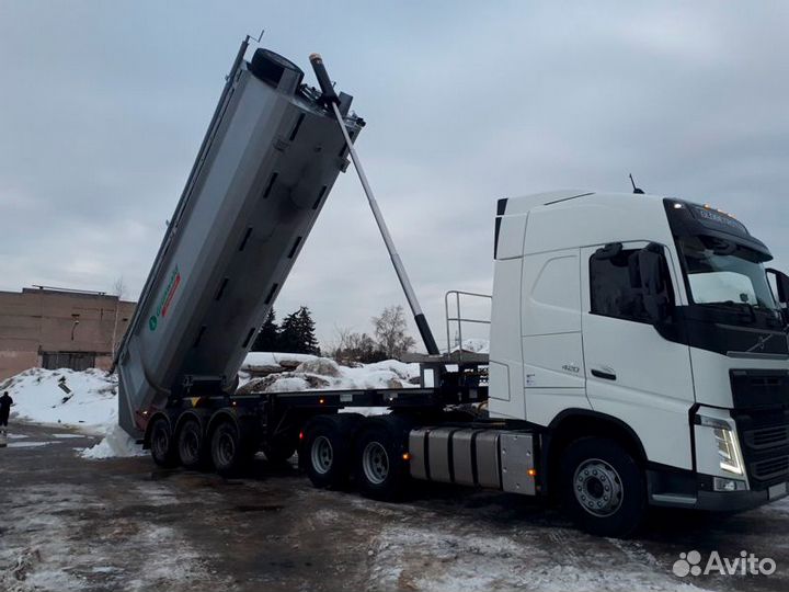 Самосвальные полуприцепы Тонары, Грюнвальд, грузы