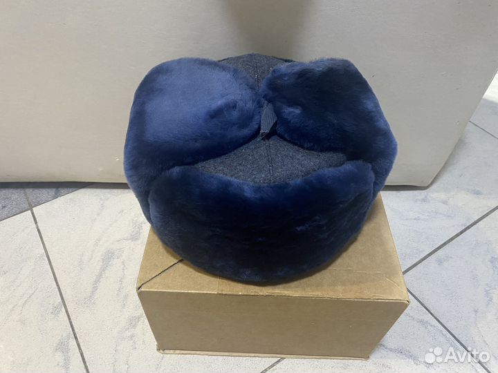 Шапка ушанка мужская