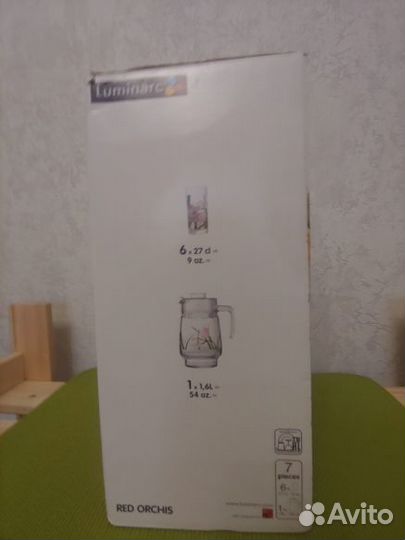 Кувшин с 6 стаканами Luminarc