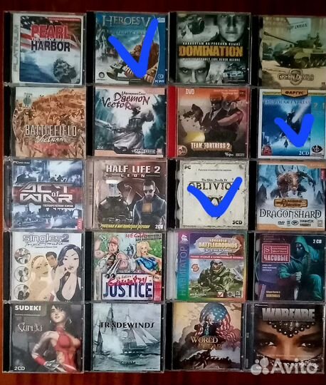 Компьютерные игры на дисках