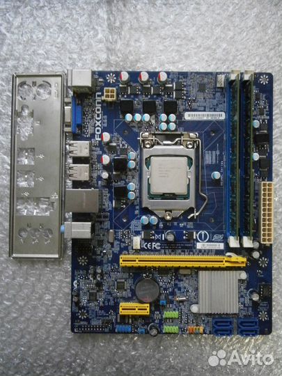 Материнка Lga 1155 в сборе