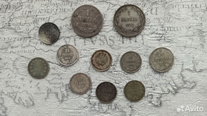 Серебряные монеты Русской Финляндии