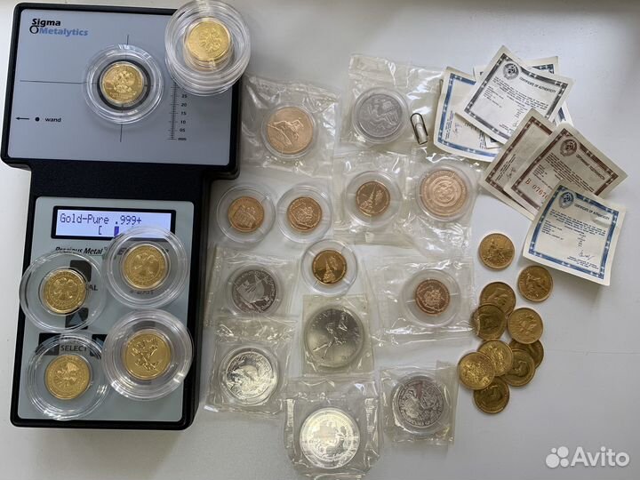 Золотые монеты
