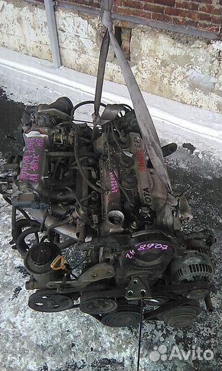 Двигатель в сборе двс toyota carina AT170 5A-FE 19