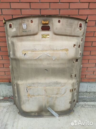 Обшивка потолка peugeot 207