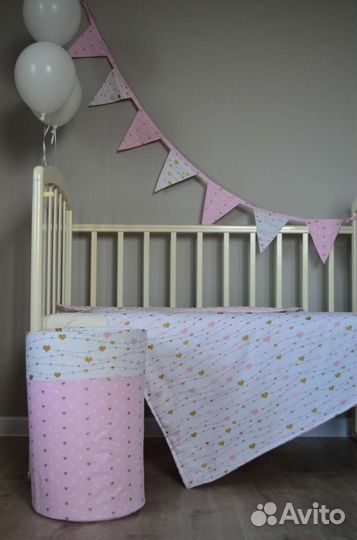 Флажки на кроватку, украшение, аксессуар