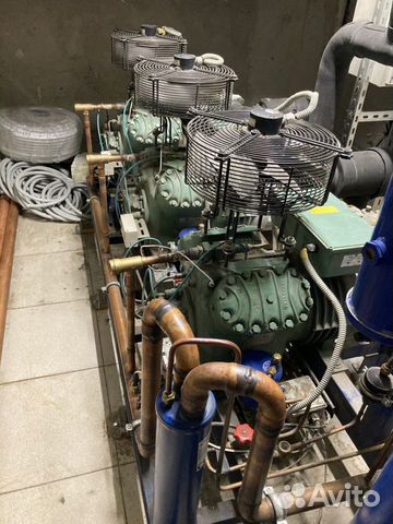 Холодильный агрегат на базе 3х Bitzer 4G-30.2Y
