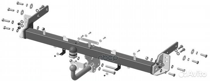 Фаркоп С оцинкованным шаром hyundai tucson рест