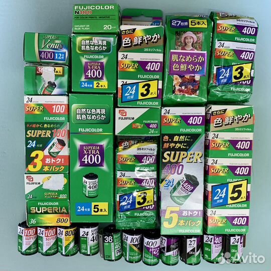 Фотопленка 35мм kodak fujifilm