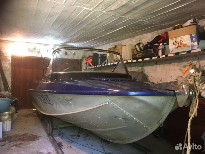 Казанка 5М4+honda BF50