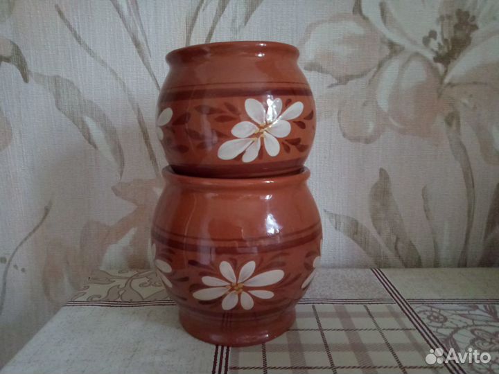 Горшочки 2 шт