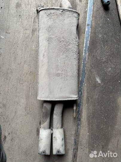 Глушитель фолькваген гольф 3 vr6