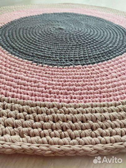 Ковры вязаные детские коврики салфетки из джута